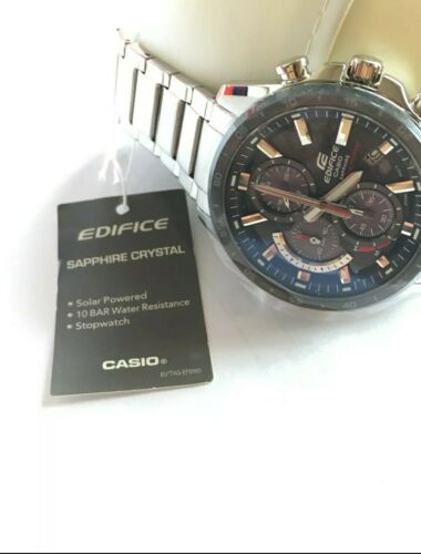 casio edifice sapphire solar retrograde watch