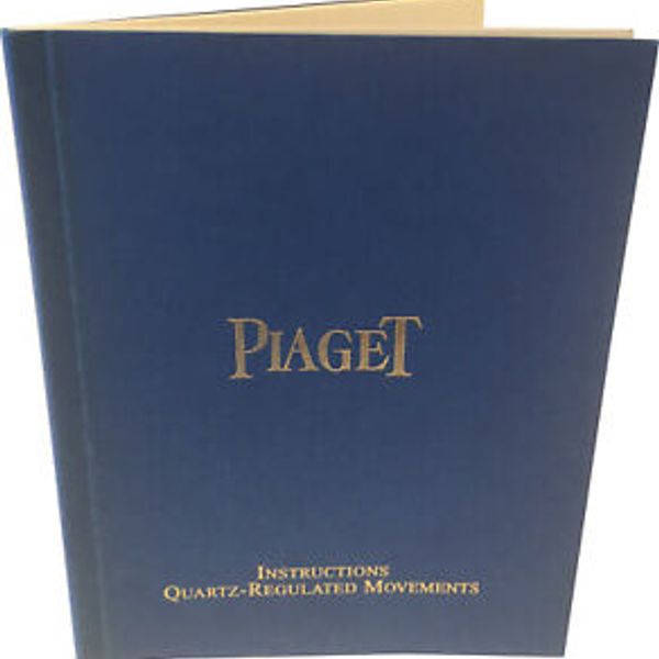 【FREE SHIPPING】 Watch Piaget operating watch instructions booklet