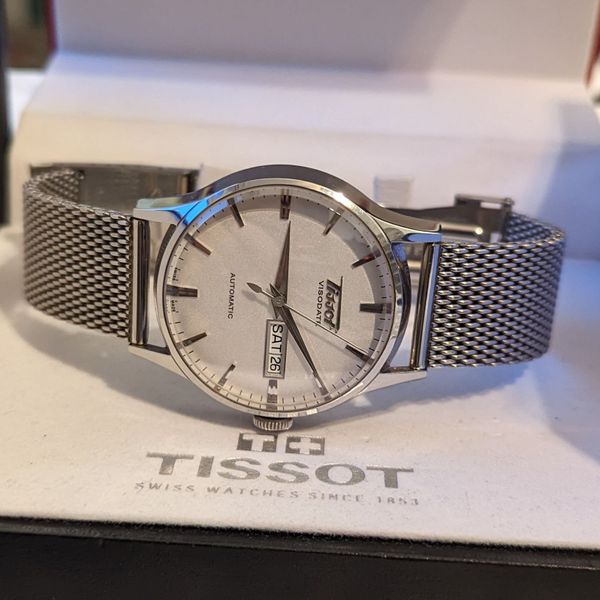 [€350 EUR] Tissot Heritage Visodate Automatic, white, modded with
