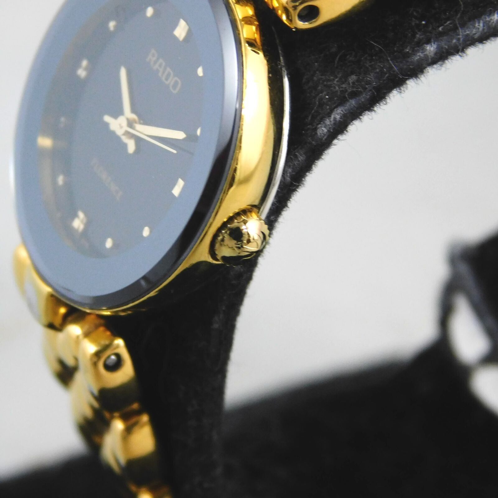 RADO FLORENCE 318.3745.2 BLACK DIAL WOMEN'S VINTAGE WATCH