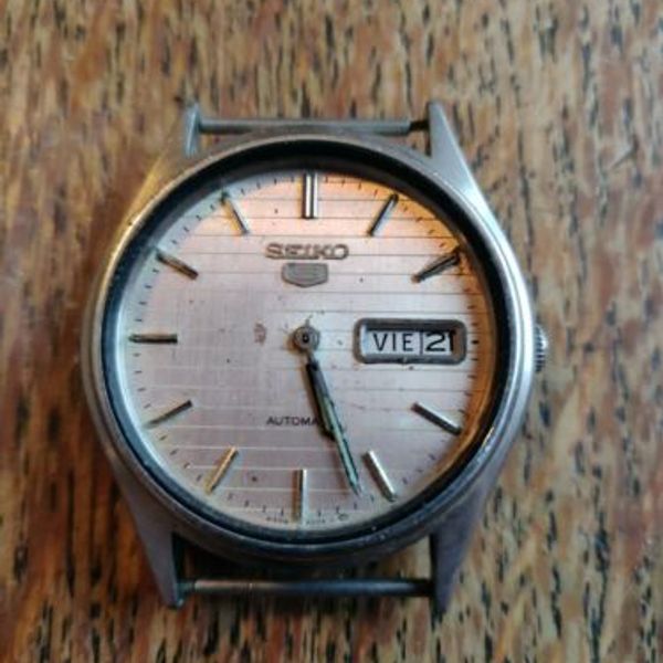 VINTAGE SEIKO 5 6309 8920 AUTOMATIC MEN'S WATCH Running. Project/parts  watch | WatchCharts