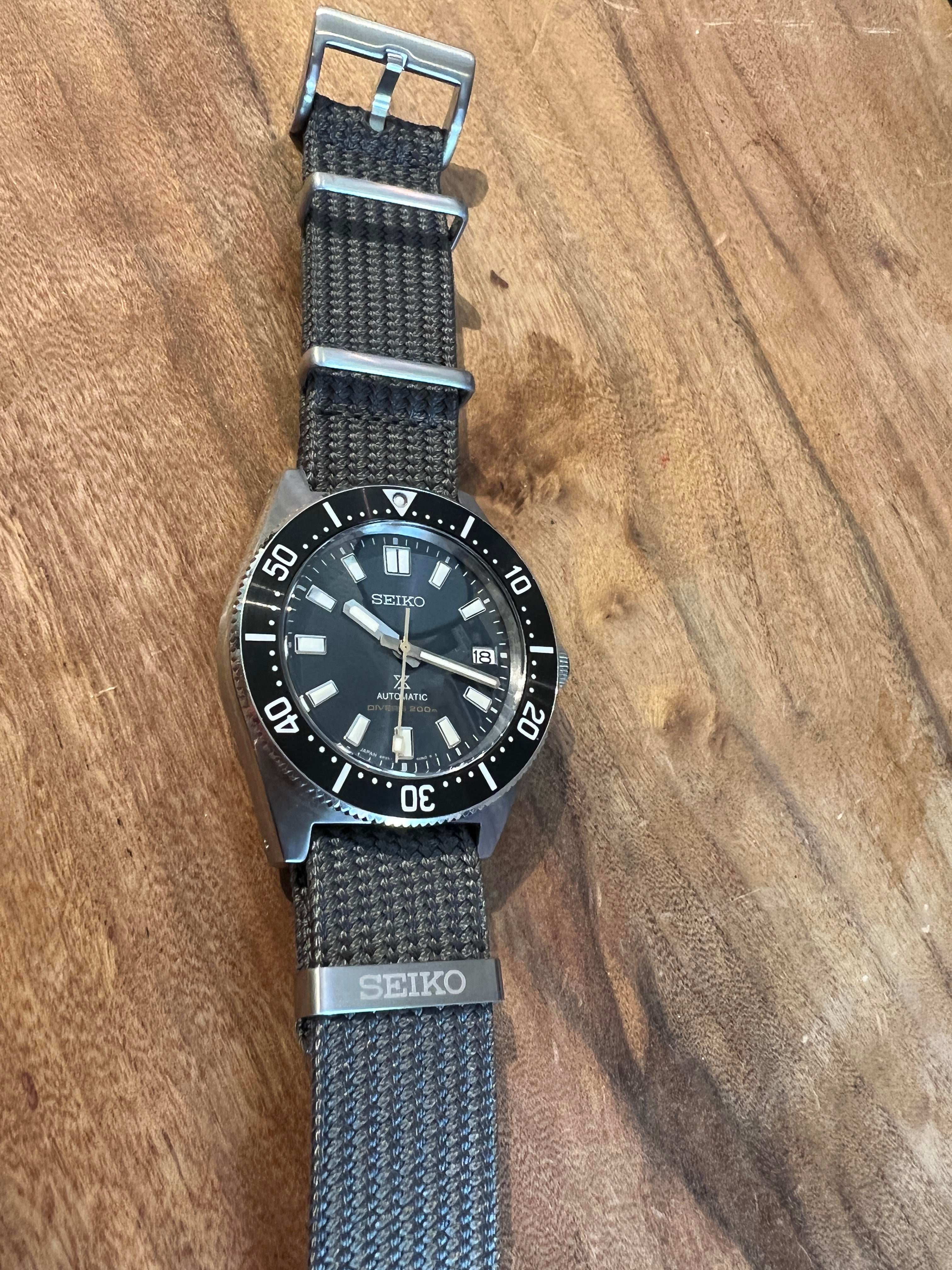 WTS] Seiko NATO Strap (only) PROSPEX - GRAY - 20MM SEICHU FABRIC