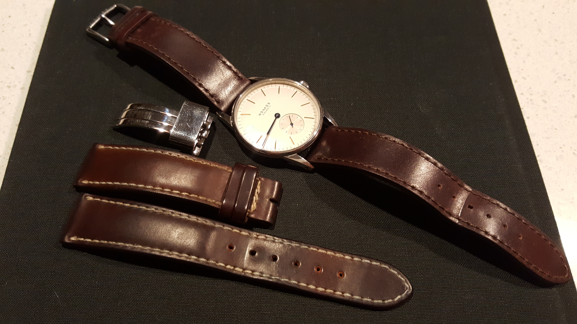 Nomos on sale shell cordovan