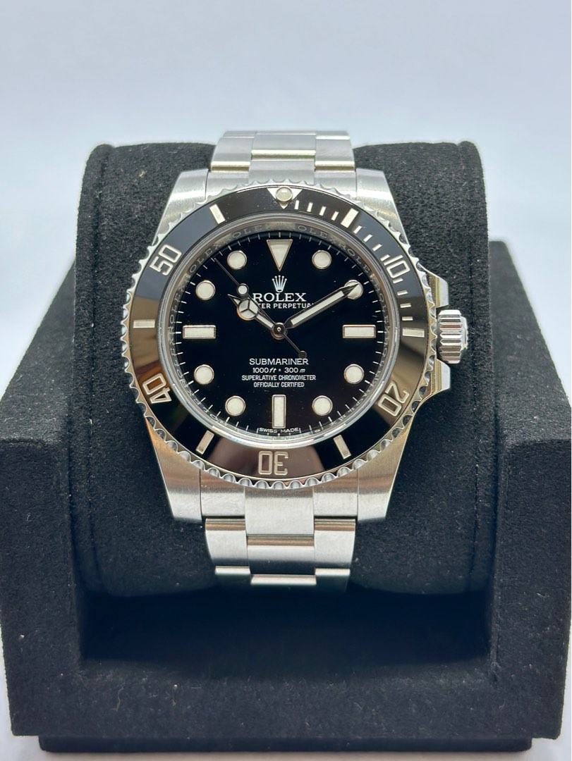 Rolex Submariner 114060 No Date ND 40mm WatchCharts Marketplace