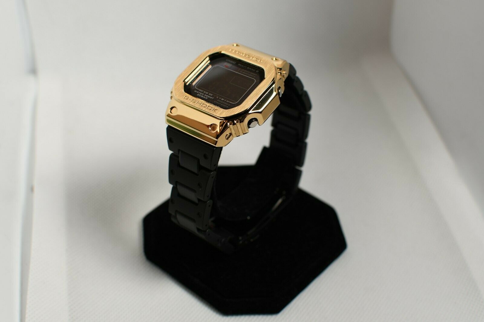 Custom Gold Metal Combi Bracelet Casio G Shock Gw M5610 1bjf Tough