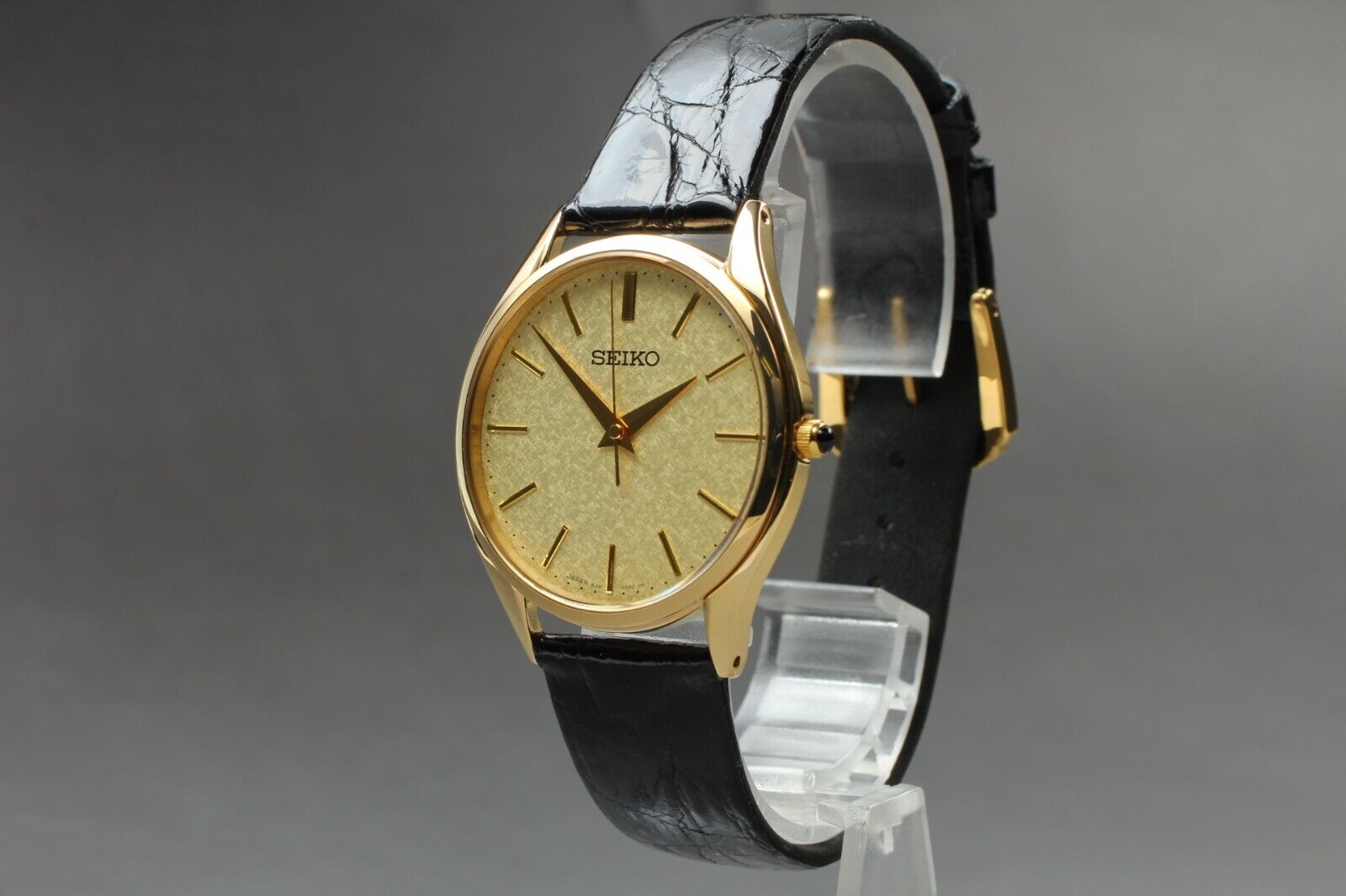 N MINT】 Seiko Dolce 8J41-0AJ0 SACM150 Gold Men's Quartz Watch