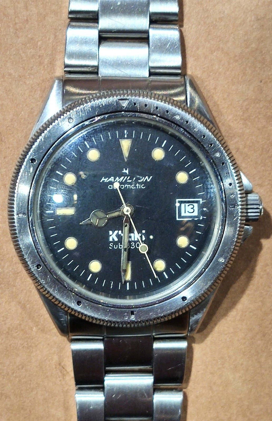 s*t様 ★HAMILTON Khaki Sub 330ft 腕時計 9443 Hamilton Khaki Lancaster Automatic Sub 330ft ref. 9443 anni 80
