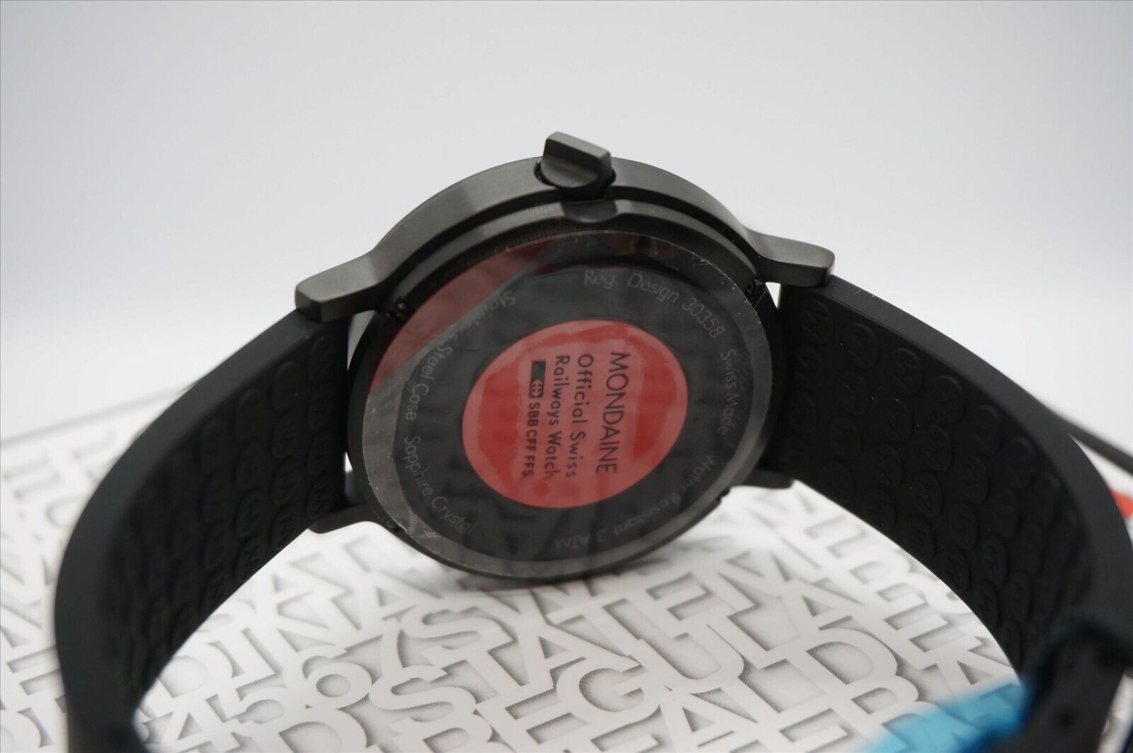 New Mondaine Stop2Go Black silicone strap buckle Swiss watch  A512.30358.64SPB | WatchCharts