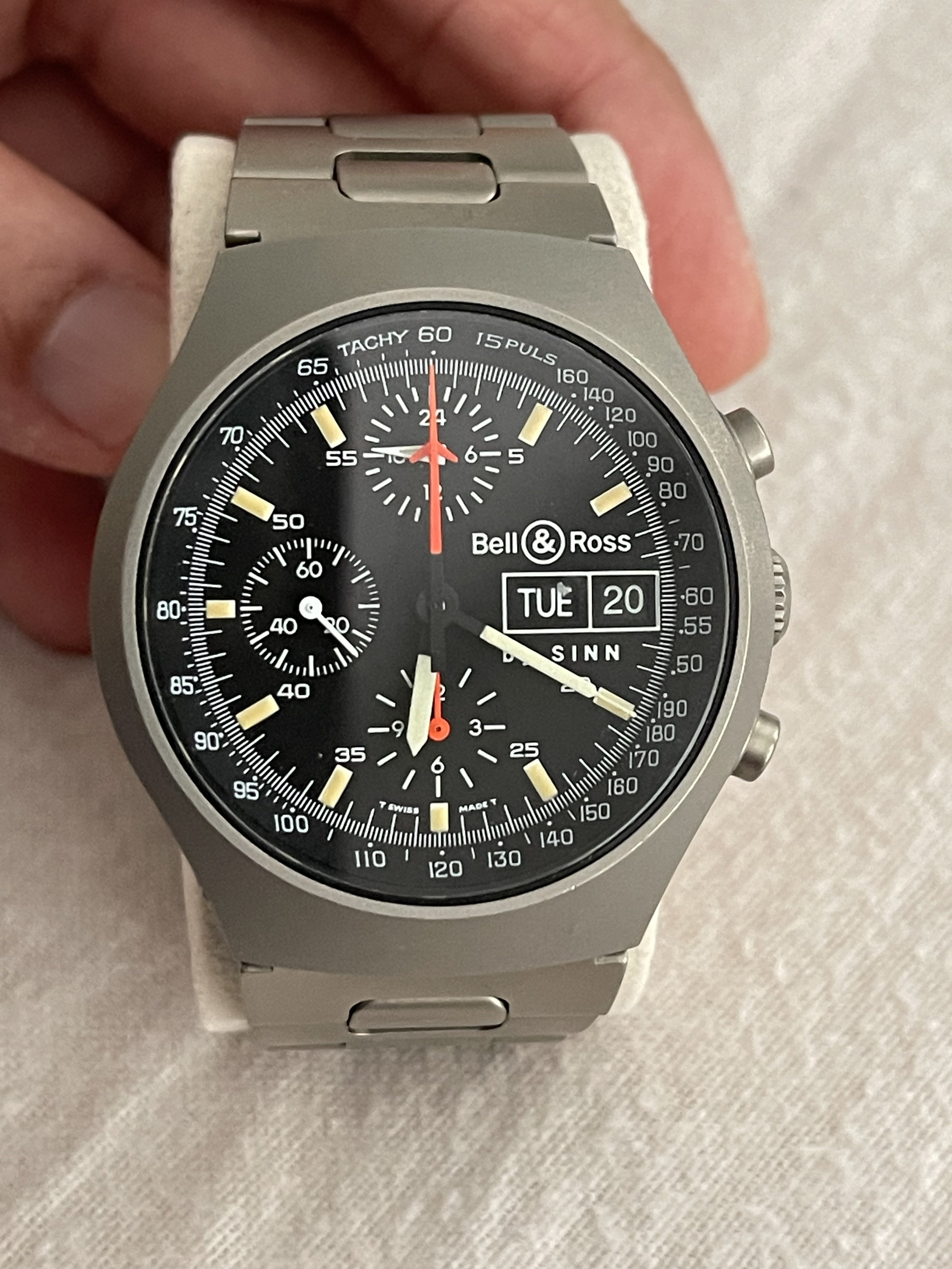 FSOT Bell Ross by Sinn Space 2 Titanium Chronograph Lemania 5100