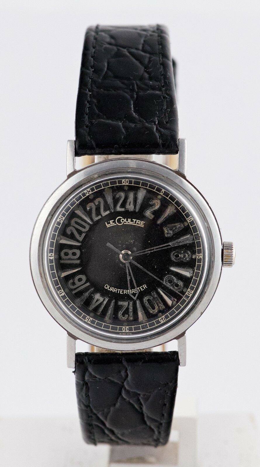 Vintage Jaeger LeCoultre QuarterMaster Type II Black Dial