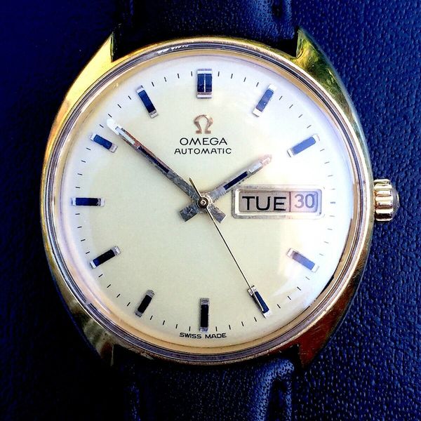 OMEGA AUTOMATIC DAY DATE GOLD PLATED 1960s GENTS WRISTWATCH WatchCharts