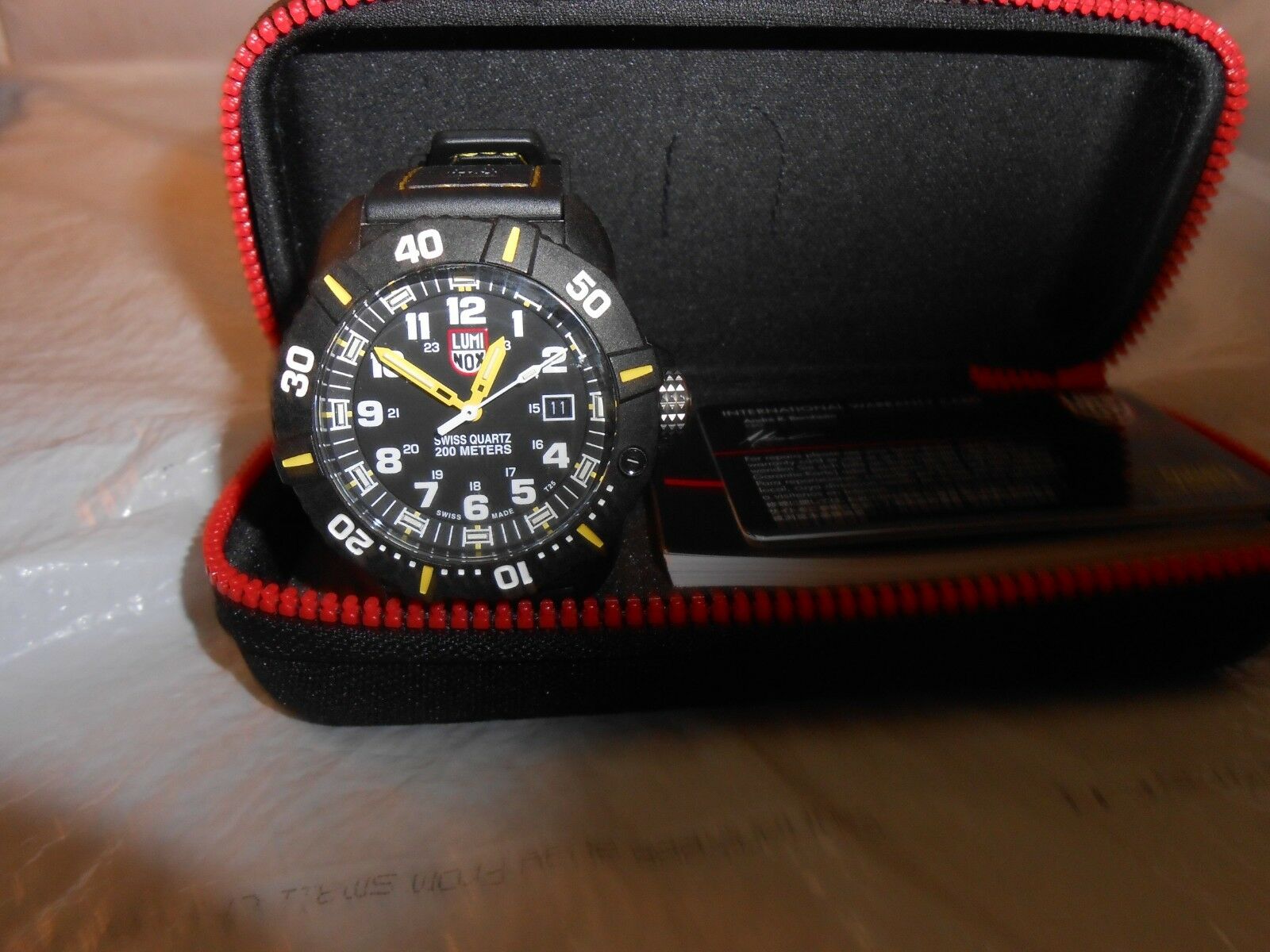 Luminox 3020 Series Coronado Mens Watch/Wristwatch 3025 Black 