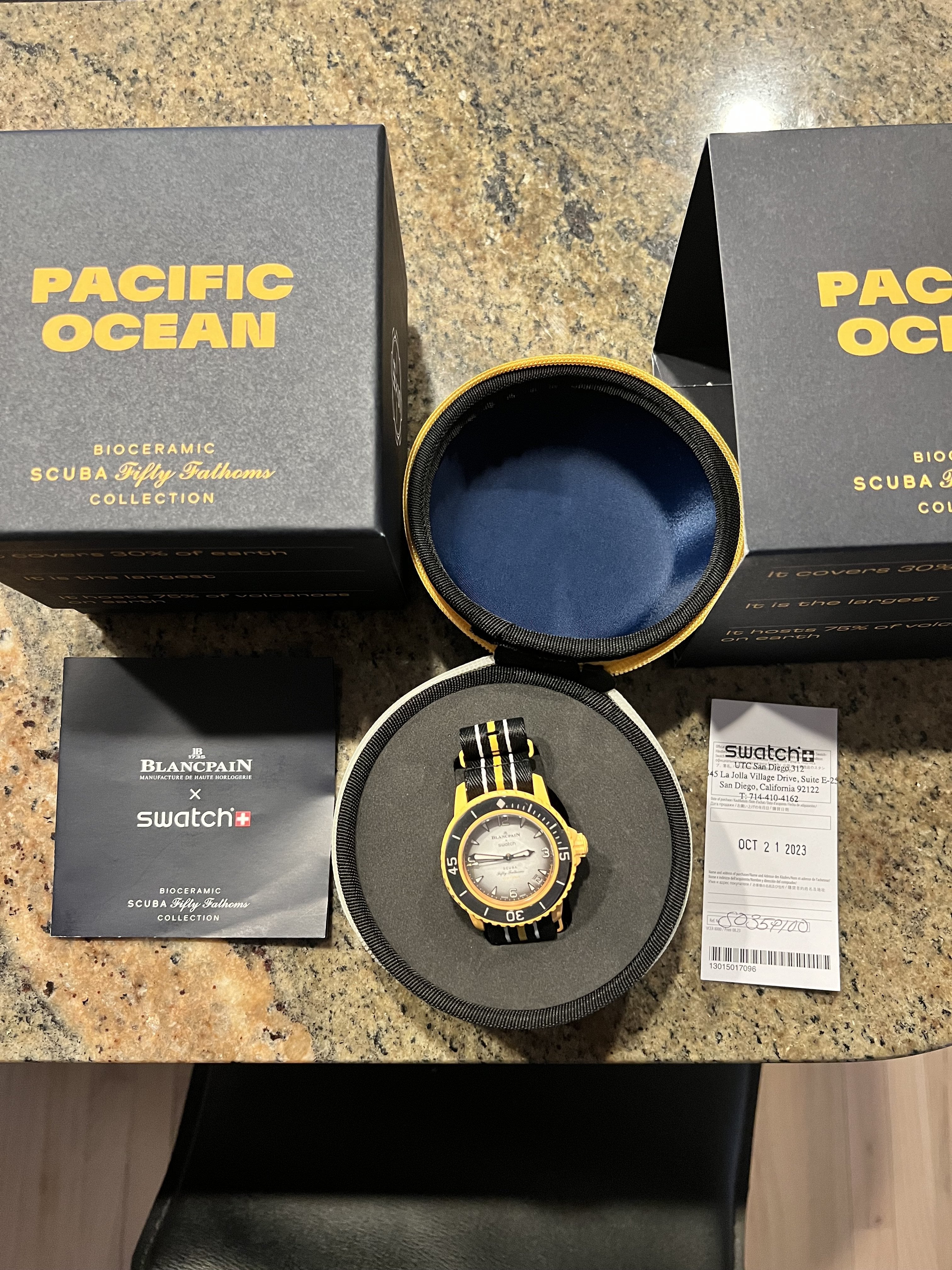 FS Swatch Blancpain Pacific Ocean WatchCharts Marketplace