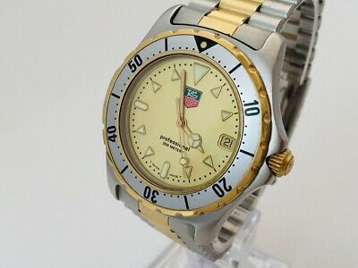 TAG HEUER Watch 2000 974.006R 2 Quartz 18K Gold Plated St.Steel