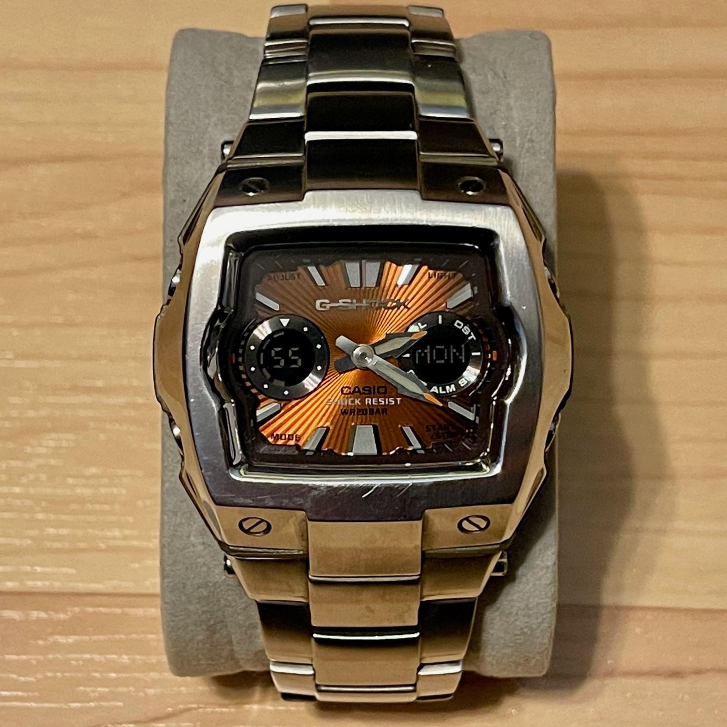 WTS] Casio G-Shock G-011D-4A “The Cube” Copper Dial Steel Analog 