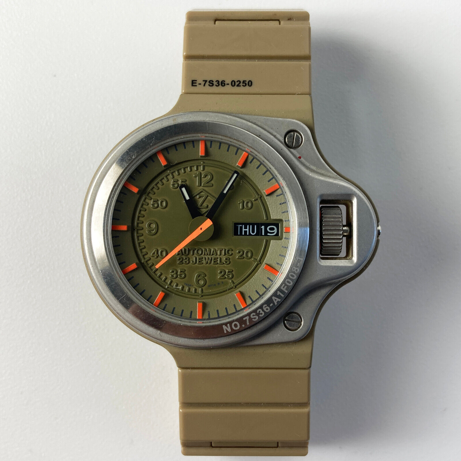 Seiko X Cabane de Zucca Dashboard Automatic Watch 7S36-0250 green Giugiaro  | WatchCharts