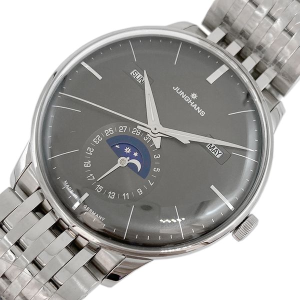 Junghans JUNGHANS Meister calendar 027/4505.45 black selfwinding men's