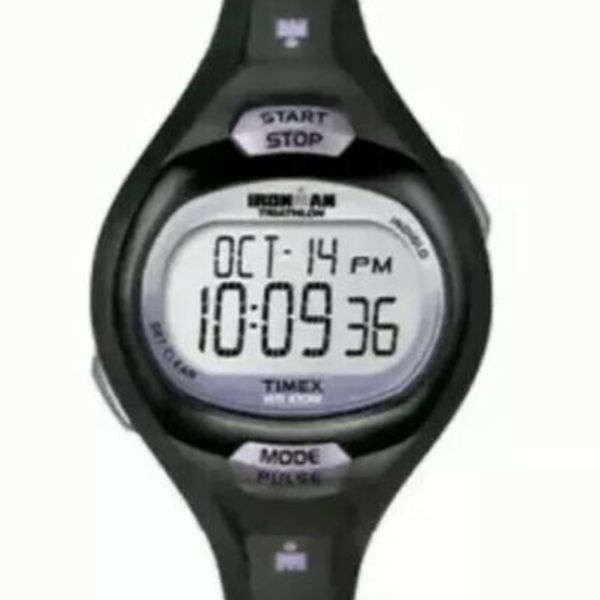 Ladies Timex Ironman Indiglo 5K187 Watch Pulse Calculator Stopwatch ...