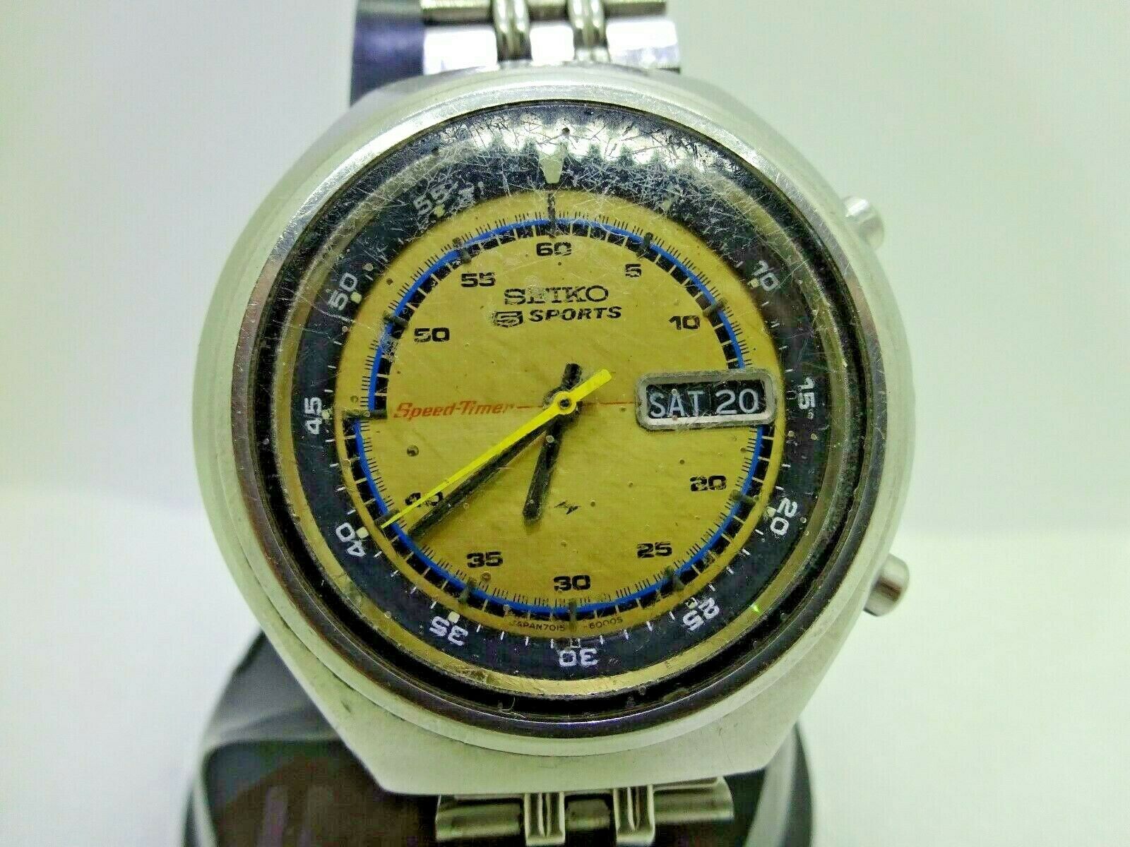 Rare Vintage Seiko 5 Sports Speed Timer 7015- 6000 | WatchCharts