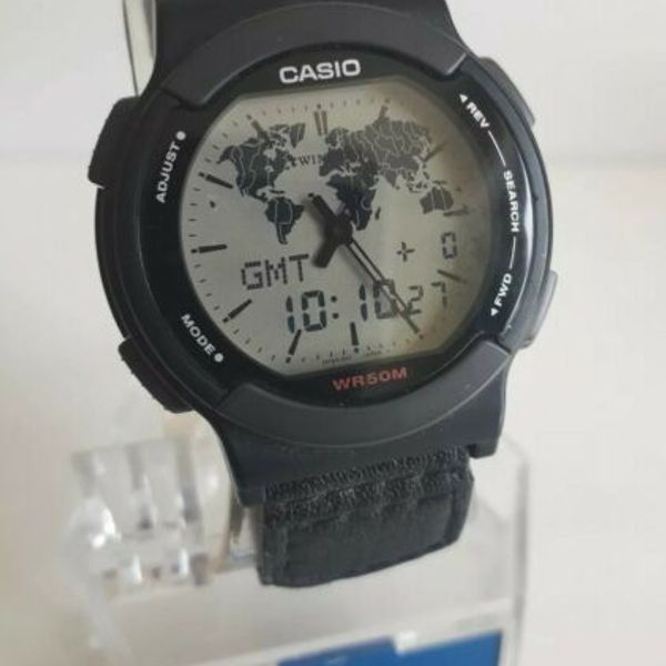 Casio Vintage watch TWINCEPT ABX-53 Brand New Genuine Item UK seller |  WatchCharts Marketplace