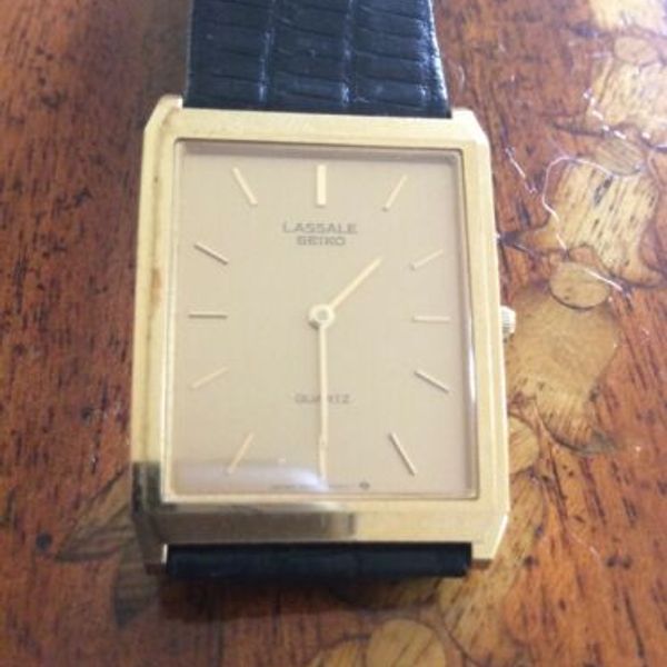 Vintage Seiko Lassale Quartz Men's Watch — Needs a Battery | WatchCharts