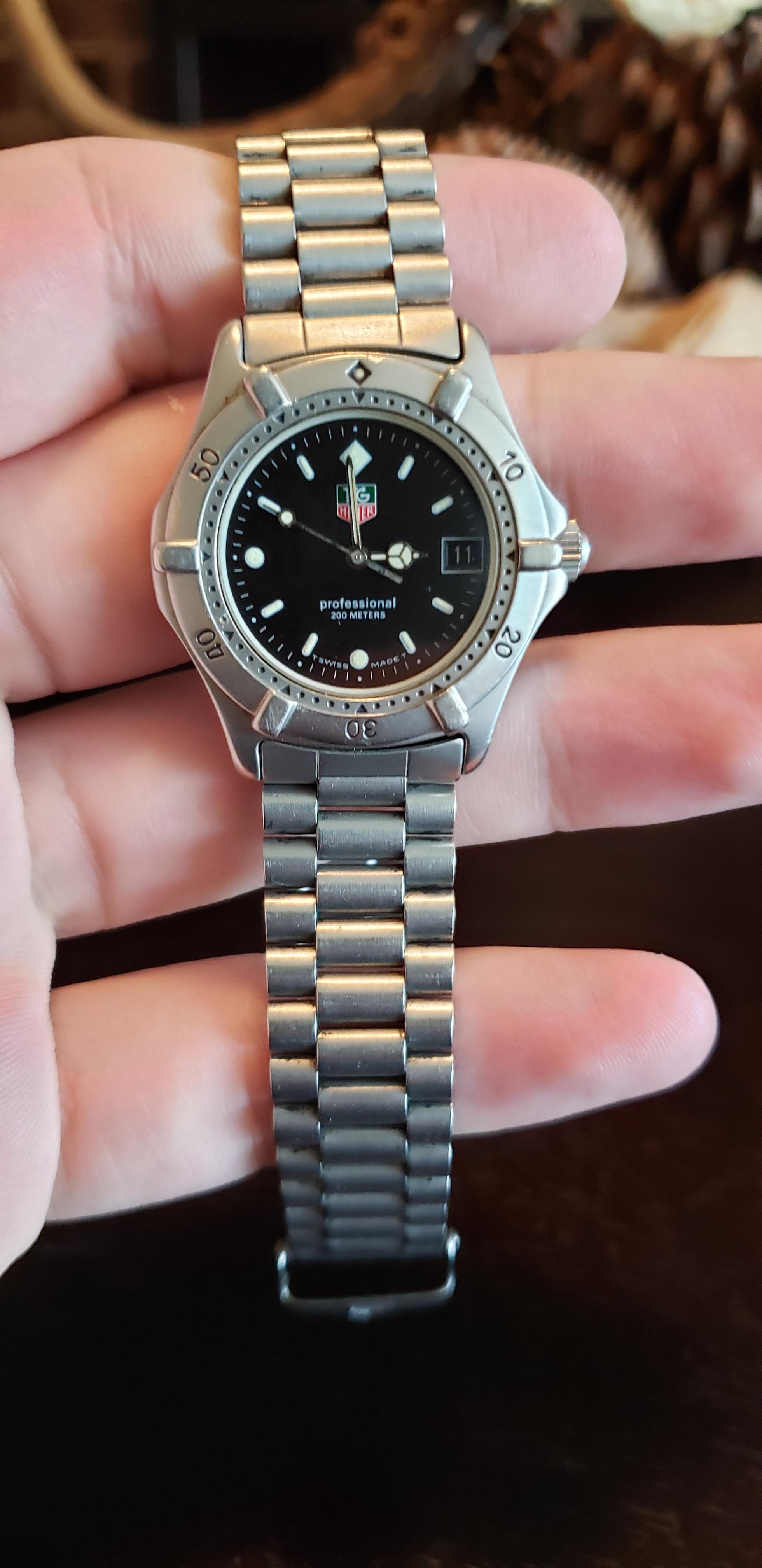 WTS Tag Heuer 2000 Series Professional 34mm 962.013 WatchCharts