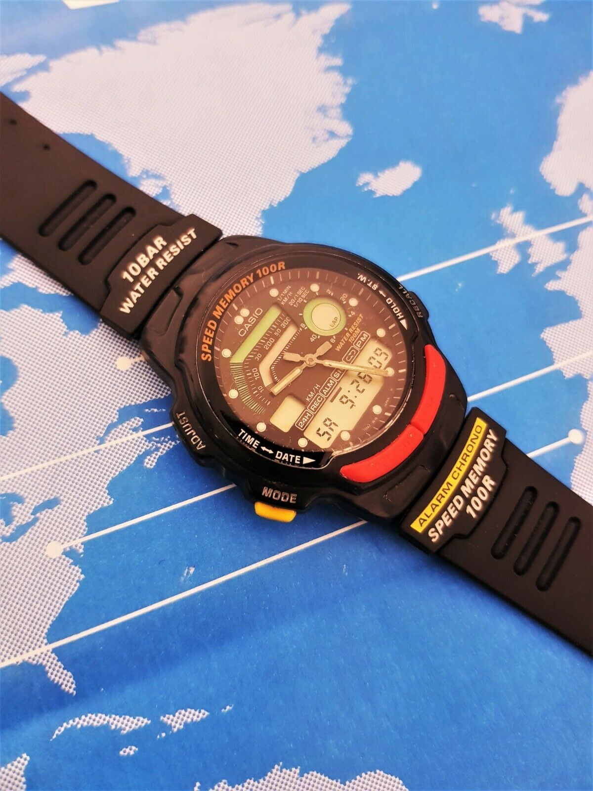 激レア CASI0 SPEED MEMORY AW-22 稼働 腕時計 レトロ 激レア CASI0 SPEED MEMORY AW-22 稼働 腕時計 レトロ