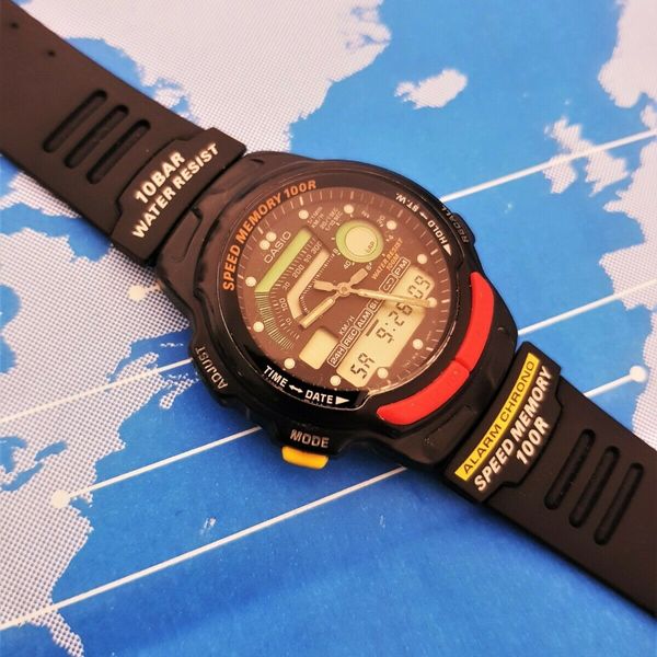 激レア CASI0 SPEED MEMORY AW-22 稼働 腕時計 レトロ 激レア CASI0 SPEED MEMORY AW-22 稼働 腕時計 レトロ