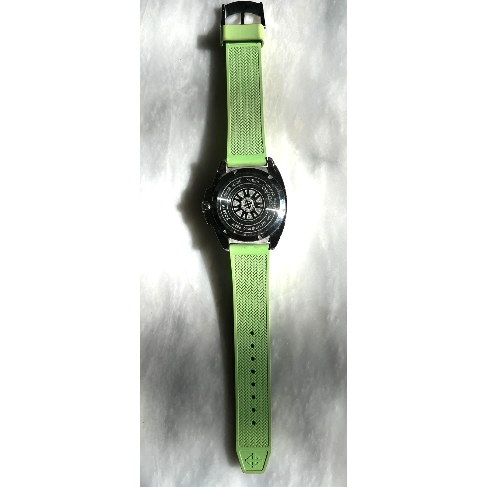 Zodiac Speed Dragon Watch ZO5516 Mint Green Band New Battery