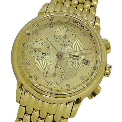 ◇ Longines LONGINES watch L4.765.2 Chronograph development 125th