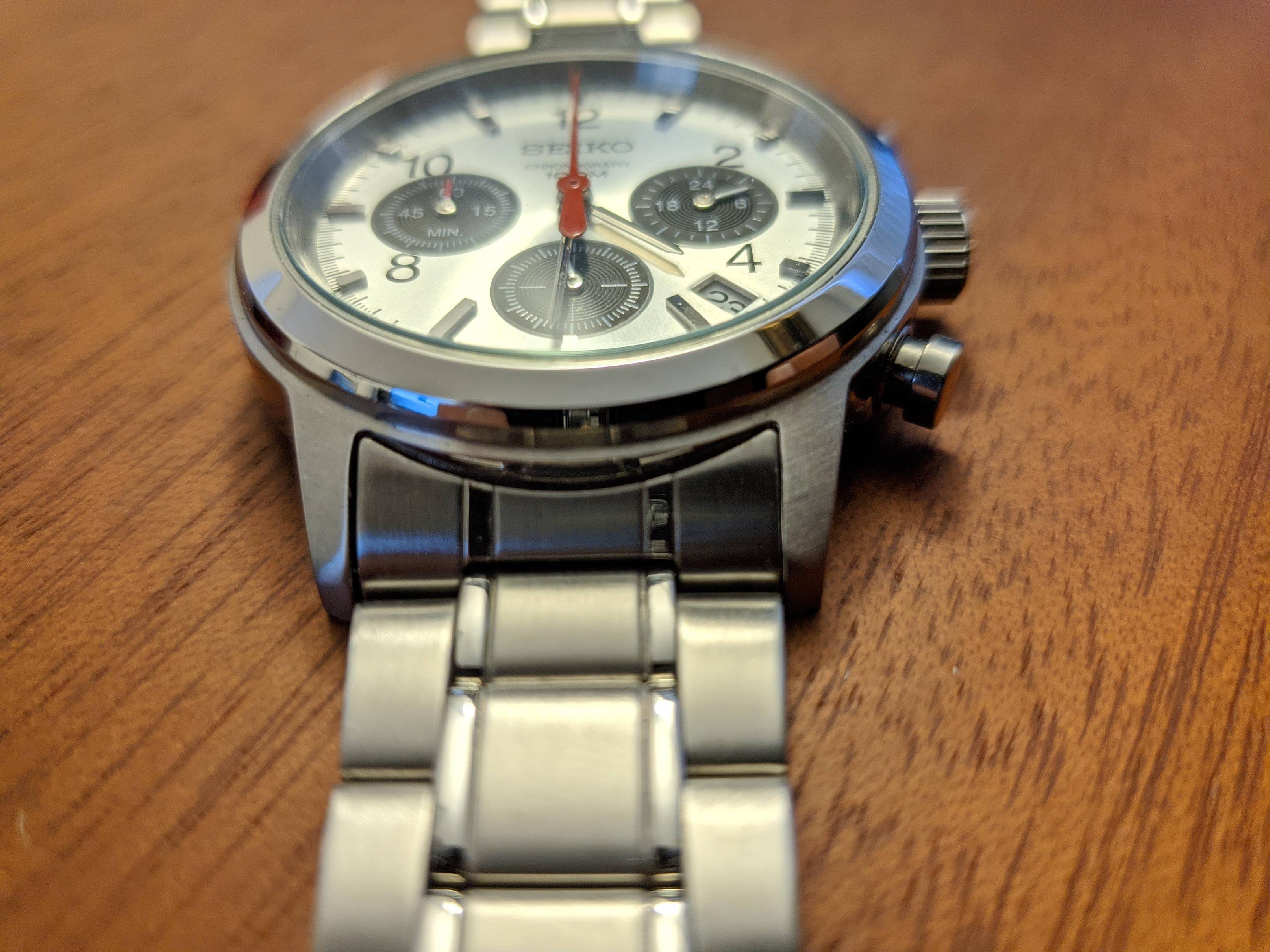 WTS Seiko Panda Meca quartz chronograph WatchCharts Marketplace