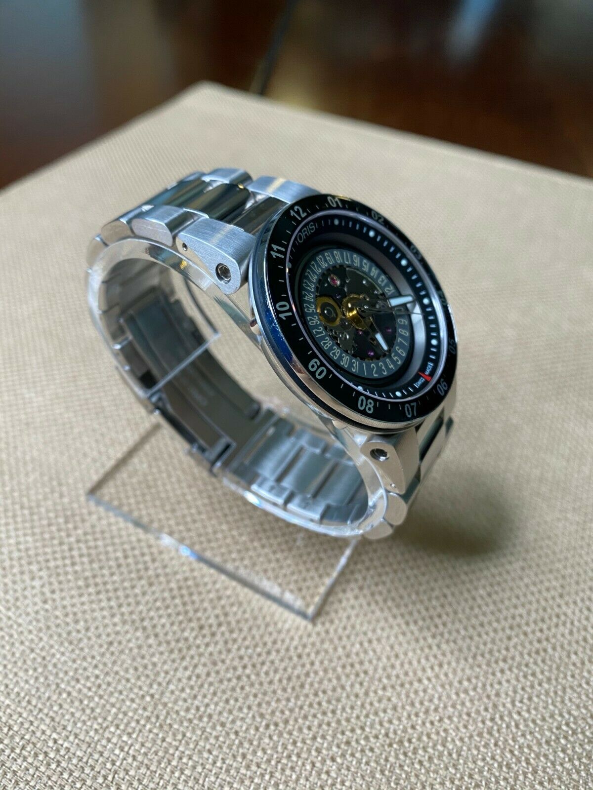 Oris f1 skeleton best sale