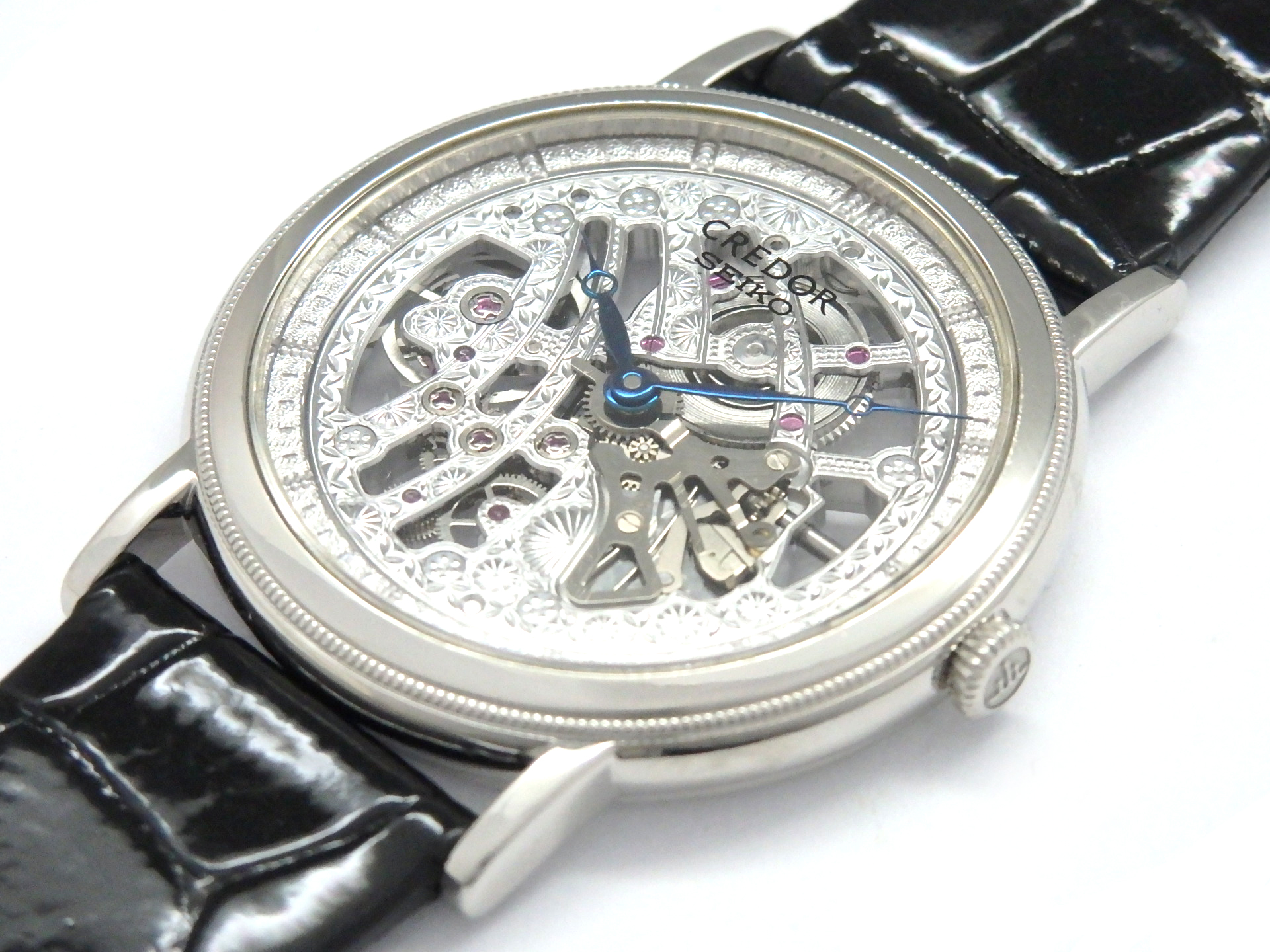 Overhauled! Pt950 SEIKO Seiko Credor Signo GBBD985 6899-00A0