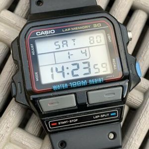 Casio SDB-500W Vintage 30-Lap Memory Watch - Module 863 
