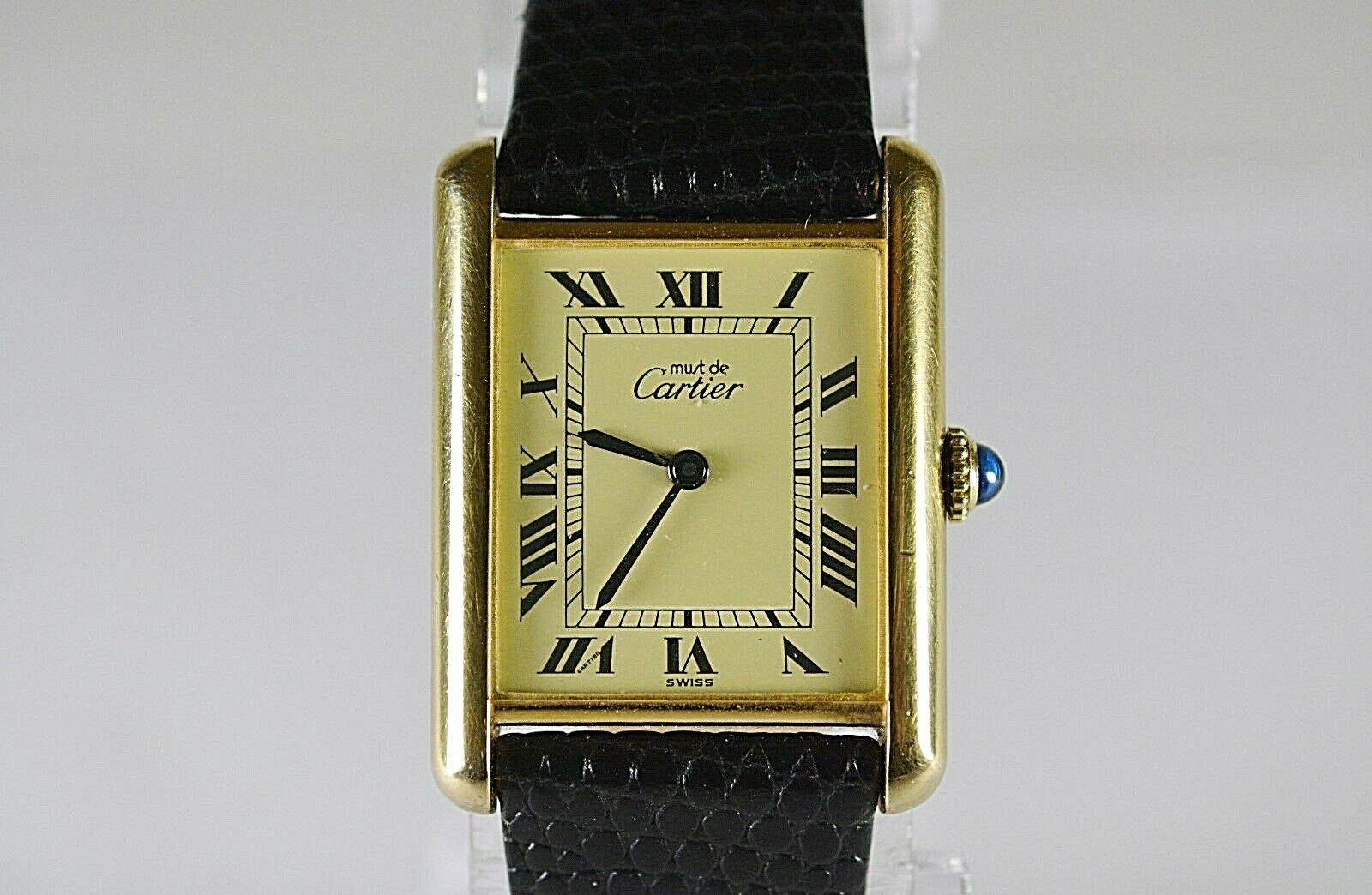 must de cartier mens watch