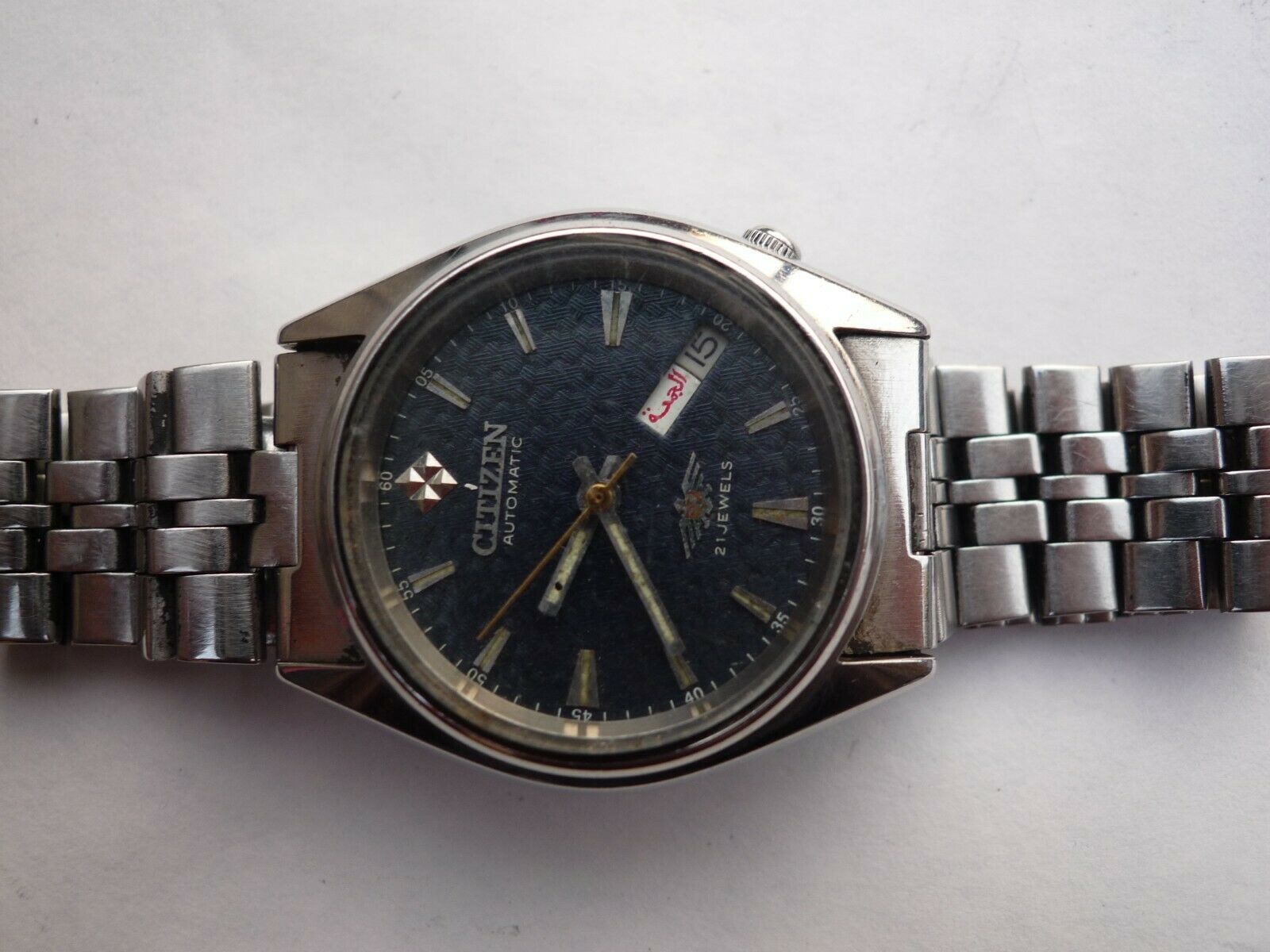 Citizen 7 Automatic 21 Jewels 4-038835 HST Day-Date Japan Citizen 7 Automatic 21 Jewels 4-038835 HST Day-Date Japan