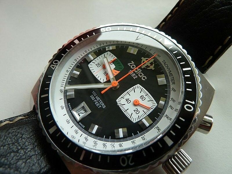 Zodiac Sea Dragon Watch ZO2208 Limited Edition Swiss 1000