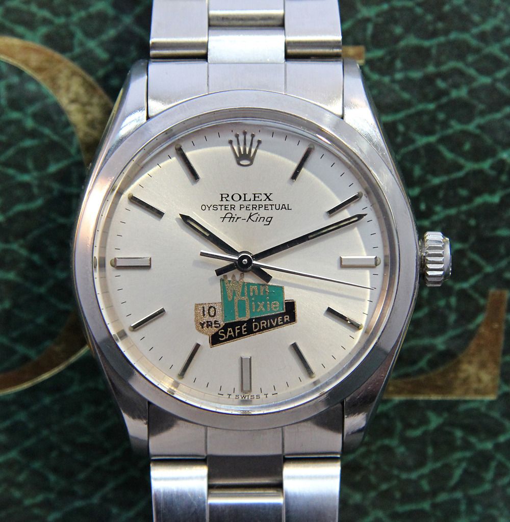 FS Vintage Rolex ref. 5500 SS Air King w Rare WINN DIXIE Dial