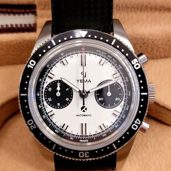 [995 USD] Yema Speedgraf Klokkeriet Limited Edition Panda Automatic