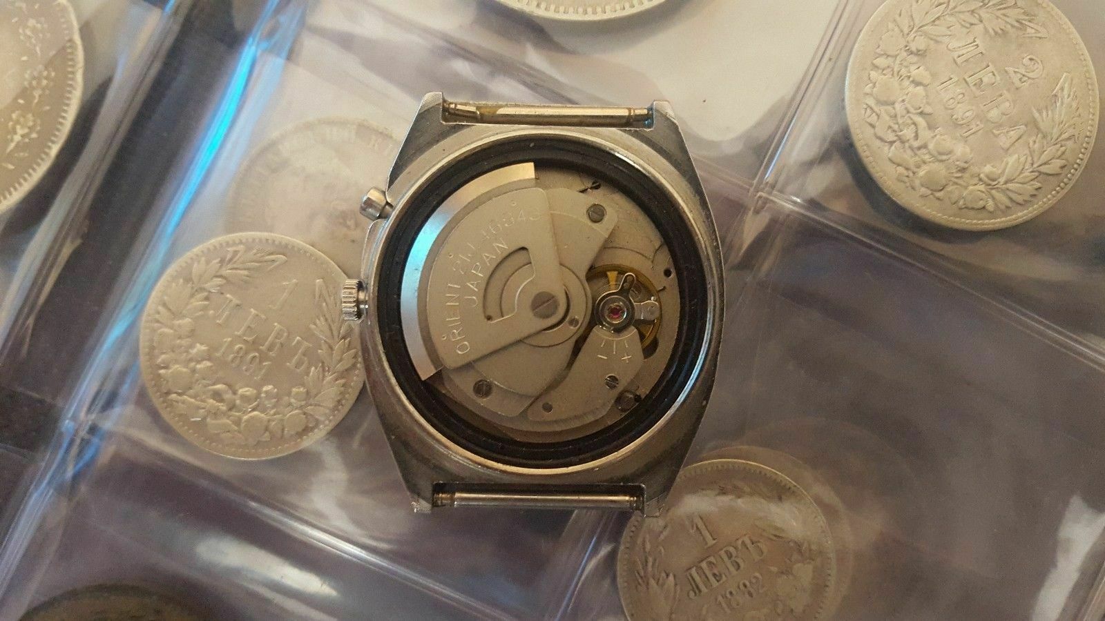 Vintage Japan Men's Watch Orient Crystal 21 Jewels Automatic