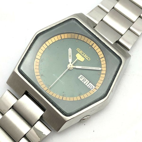 Vintage Seiko 5 6309-610A Day Date 36mm Automatic Japan Made Wrist