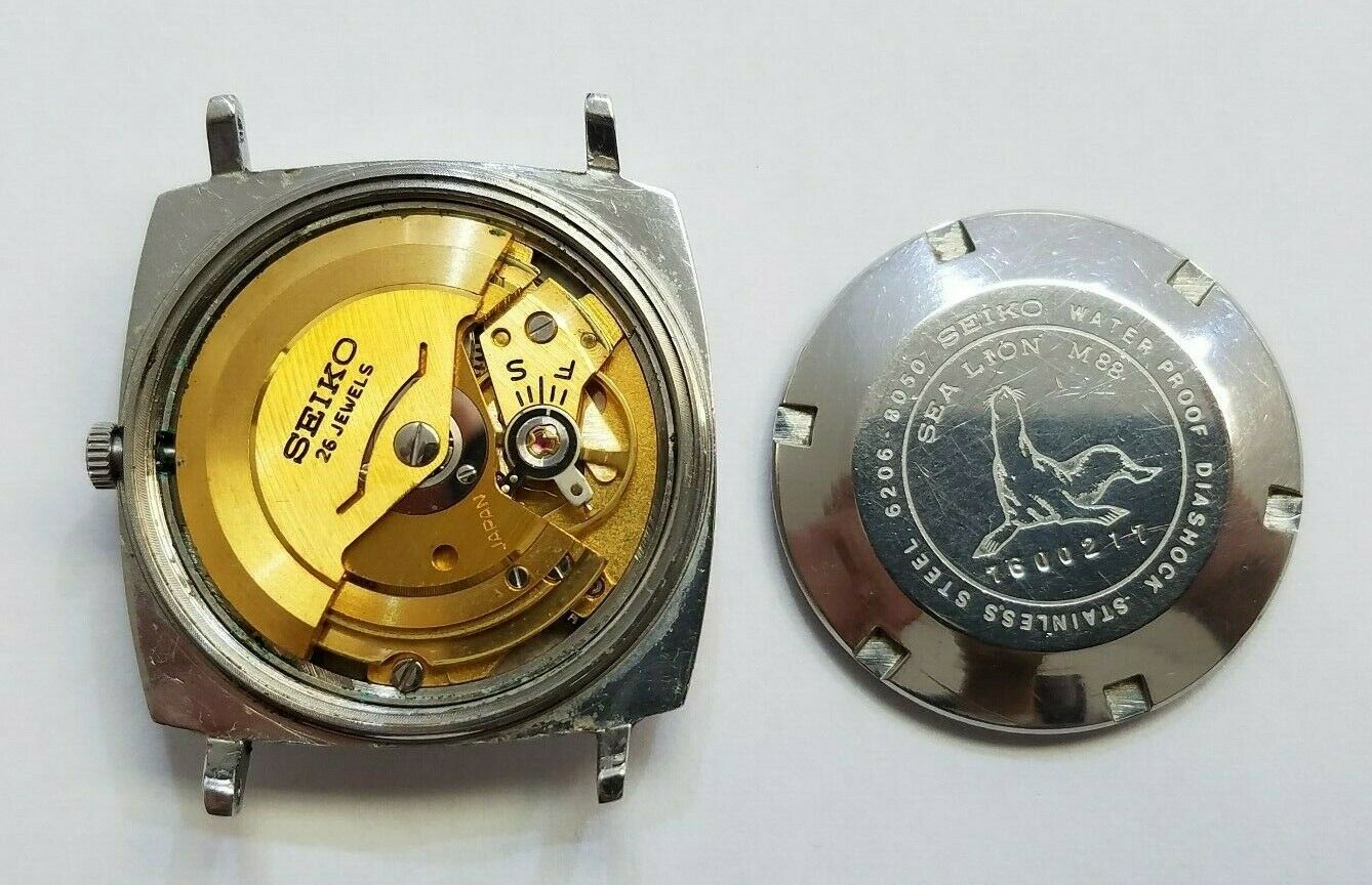 VINTAGE SEIKO WEEKDATER , 26 JEWELS , 6206-8050 SEA LION M88 MENS WATCH |  WatchCharts