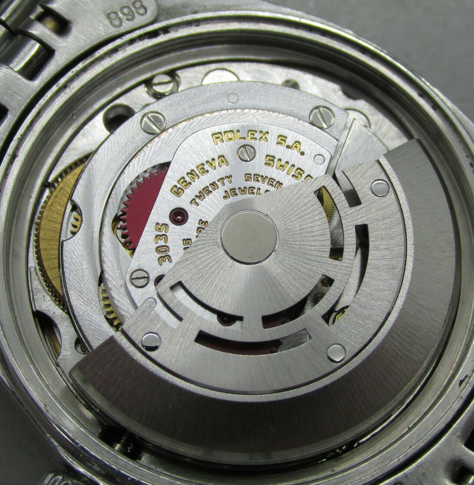 RARE GENTS ROLEX OYSTER DATEJUST STELLA BOILER GAUGE 16030 27JEWEL