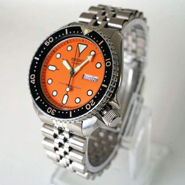 Vintage Seiko 7548-7000 Rare Orange Dial Scuba Diver's Watch from ...