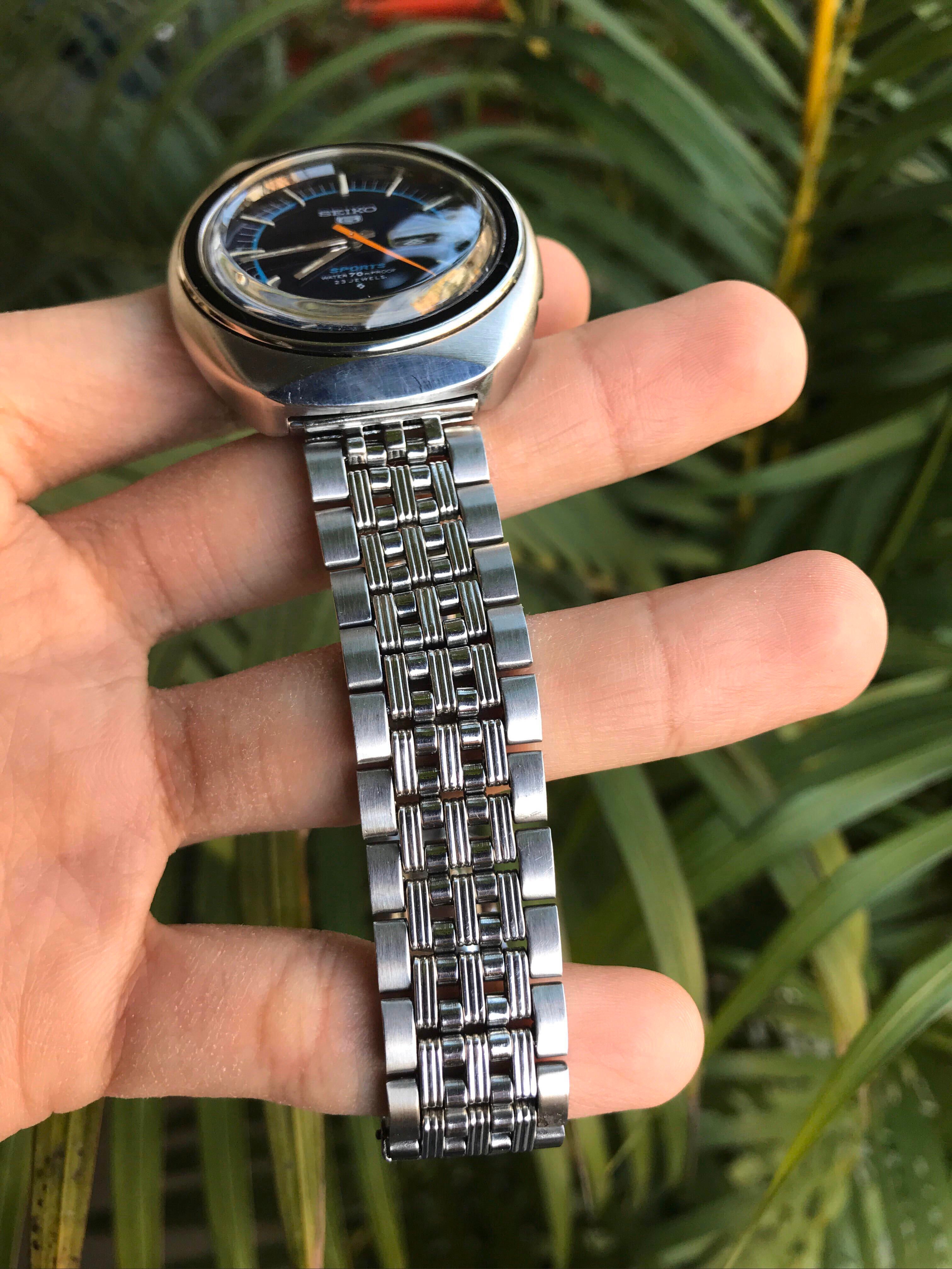 WTS] Vintage Seiko 5 Sport 6106-8560 1970, orange second hand