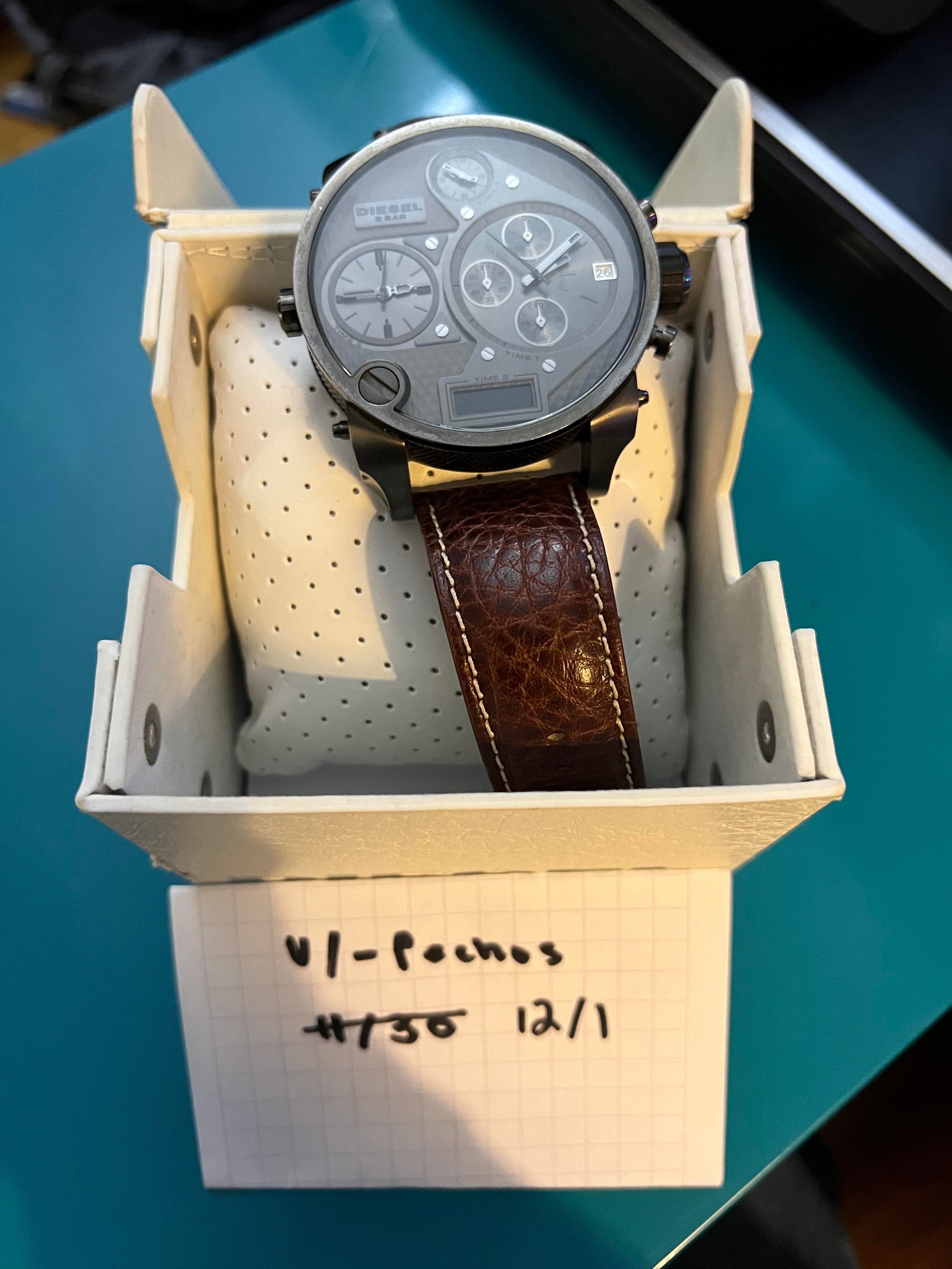 WTS Diesel DZ 7247 Big Daddy Watch WatchCharts Marketplace