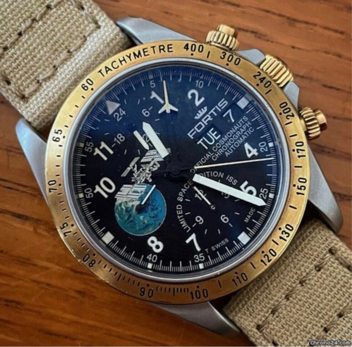 Fortis Official Cosmonauts ISS Limited Edition Lemania 5100 Full