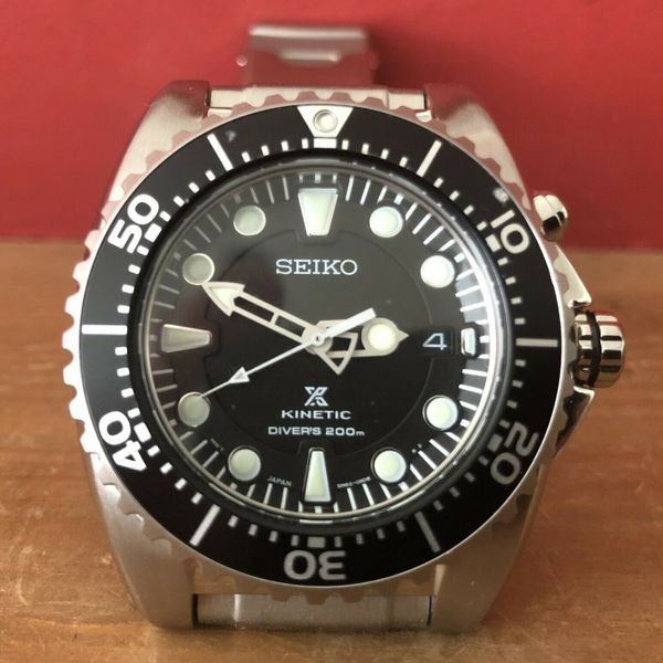 Seiko Prospex Kinetic Air Divers 200m Watch 5M82-0AF0 No Reserve ...