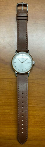 Timex Marlin Automatic 40mm Men s Leather Strap Watch TW2T22700ZV