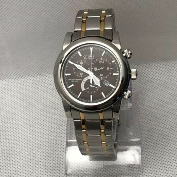 Citizen Eco-Drive Chronograph Stainless Steel Men's Watch H500-S049628 ...